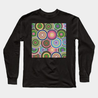 Color Circle Explosion Long Sleeve T-Shirt